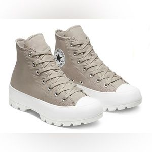 CONVERSE
Chuck Taylor All Star Lugged Sneaker Boots In Papyrus/papyrus/white